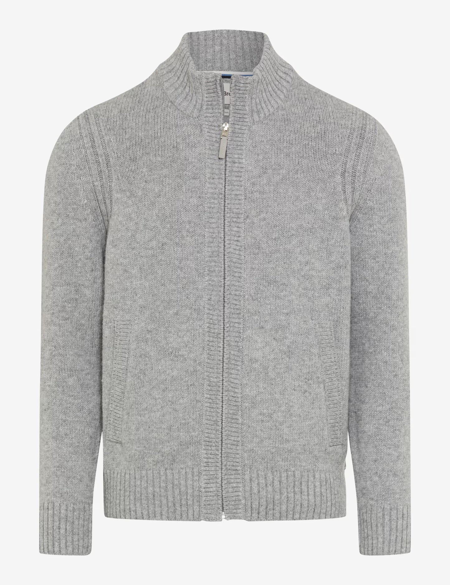 羊毛拉鏈針織開衫