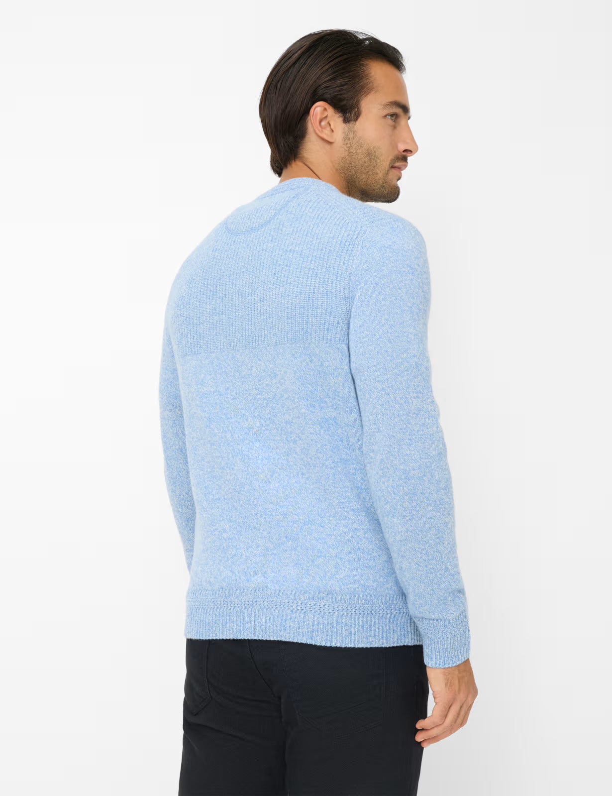 圓領長袖針織套頭衫