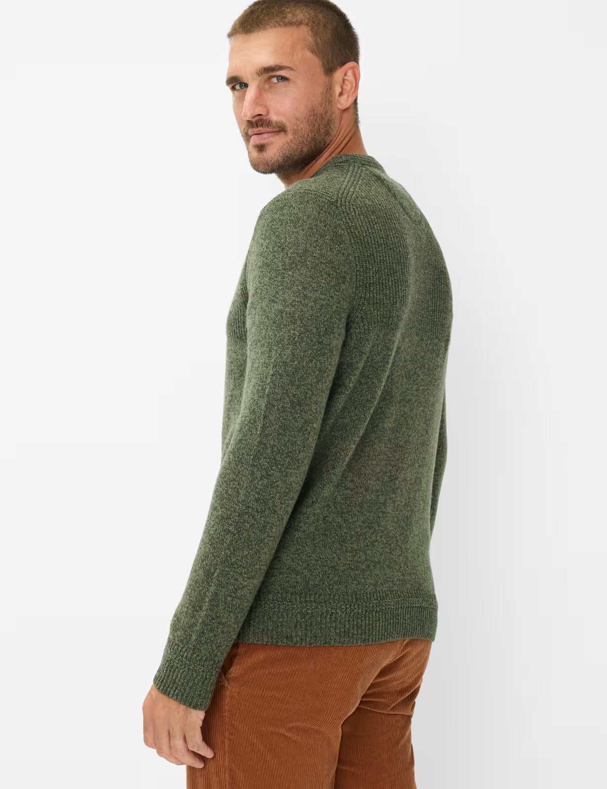 圓領長袖針織套頭衫