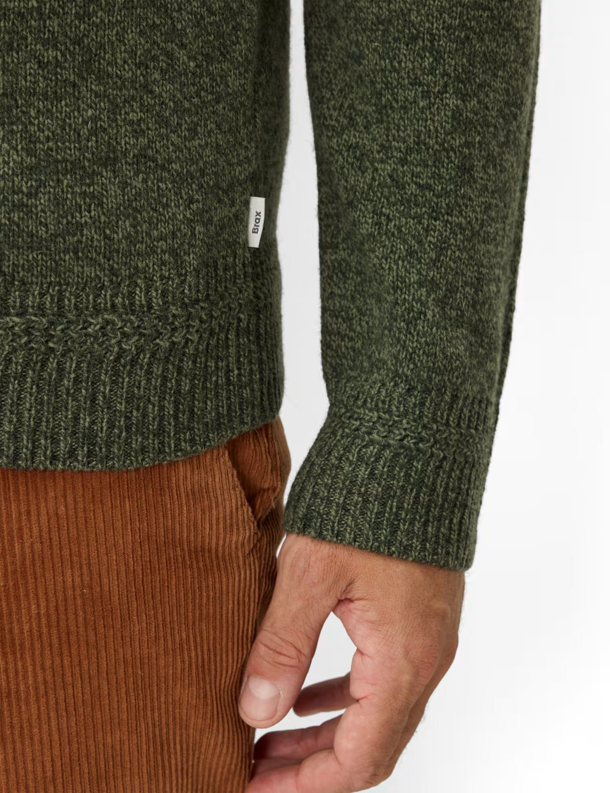 圓領長袖針織套頭衫