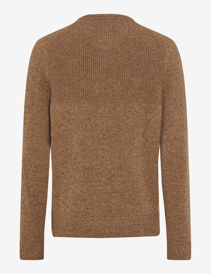 圓領長袖針織套頭衫