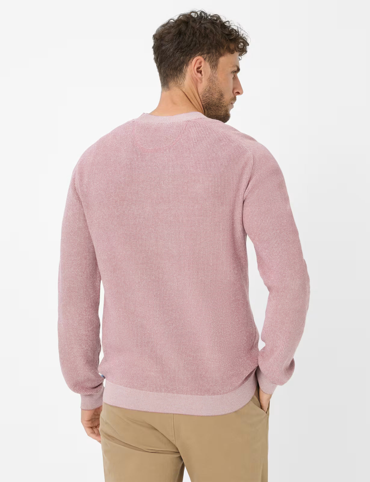 圓領長袖針織套頭衫