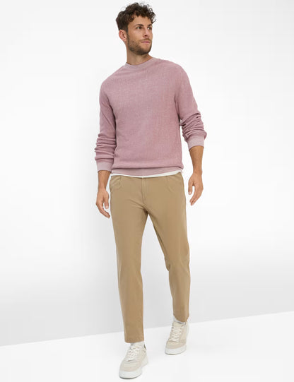 圓領長袖針織套頭衫