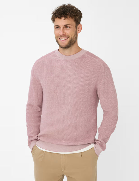 圓領長袖針織套頭衫