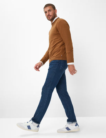 圓領長袖套頭毛衣