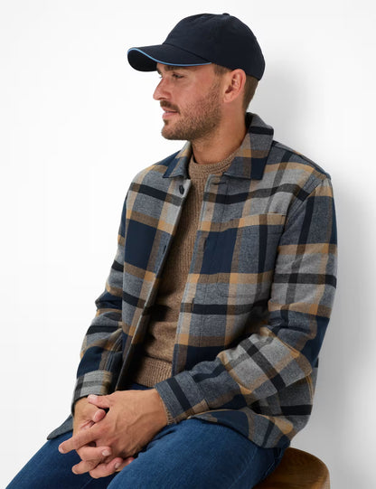 格紋外套式襯衫