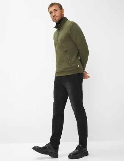 拉鏈立領長袖衛衣