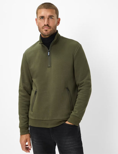 拉鏈立領長袖衛衣