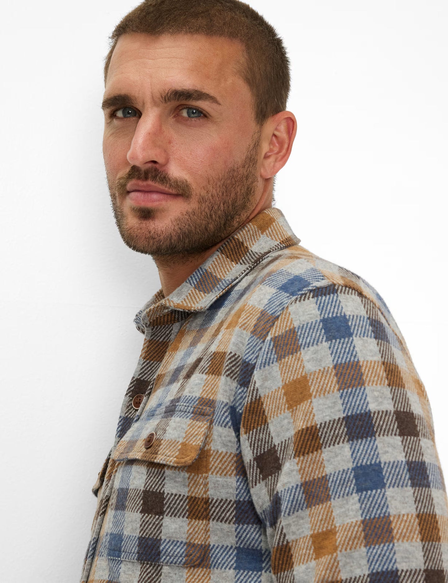 圓領長袖針織套頭衫