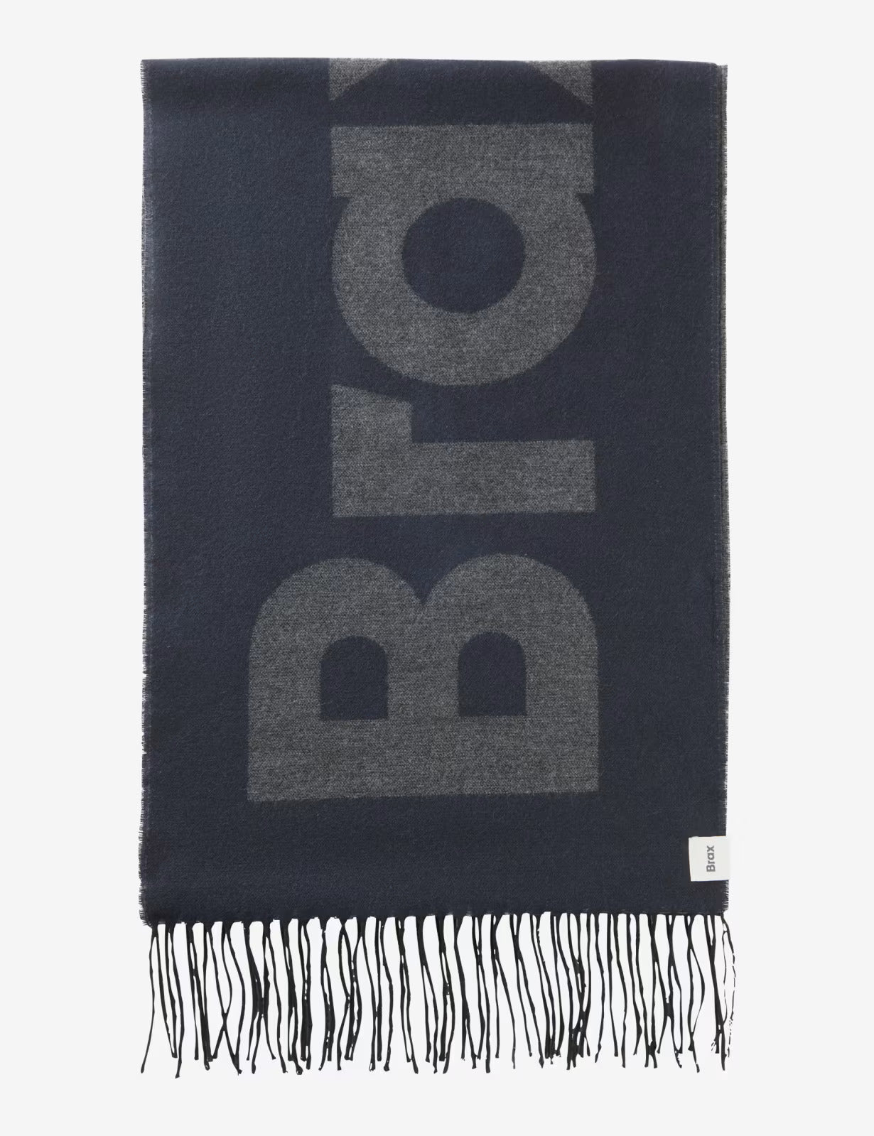 Logo印字流蘇圍巾