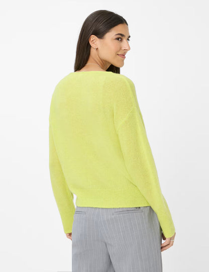 Single Jersey: Knitted Sweater in Alpaca Wool Mix