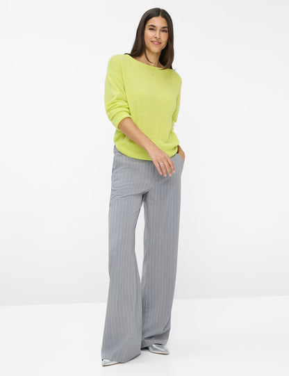 Single Jersey: Knitted Sweater in Alpaca Wool Mix