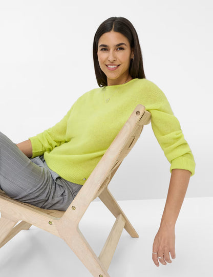 Single Jersey: Knitted Sweater in Alpaca Wool Mix