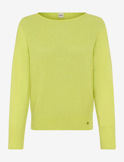 Single Jersey: Knitted Sweater in Alpaca Wool Mix