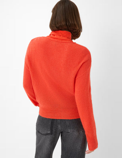 Single Jersey: Knitted Sweater in Alpaca Wool Mix
