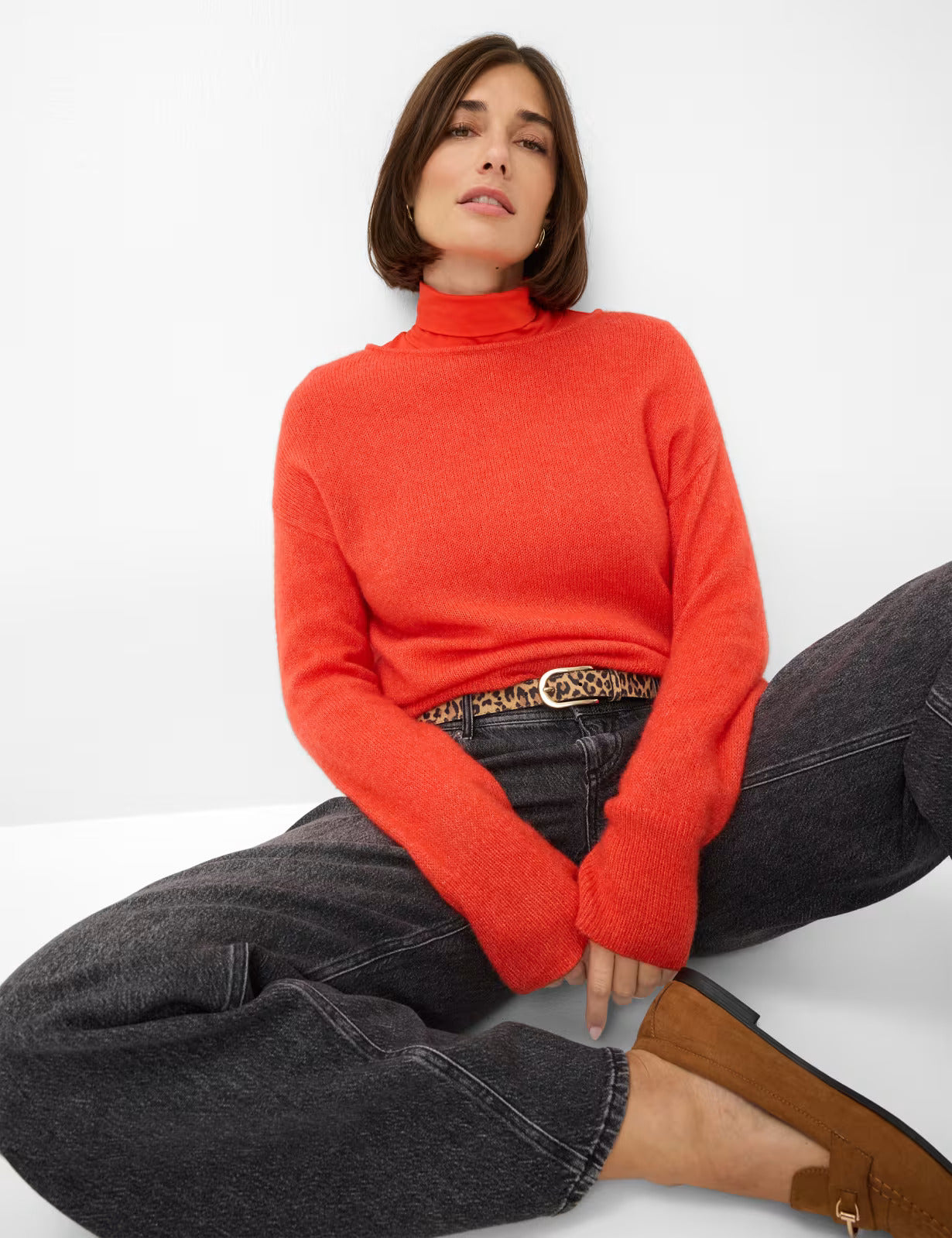 Single Jersey: Knitted Sweater in Alpaca Wool Mix