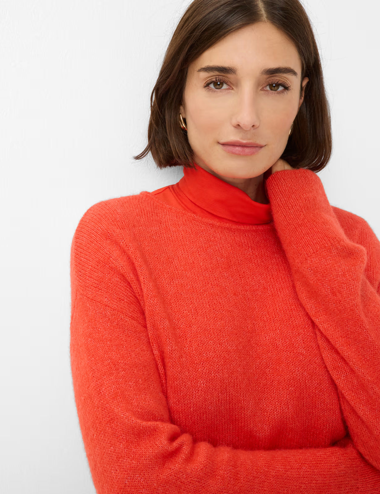 Single Jersey: Knitted Sweater in Alpaca Wool Mix