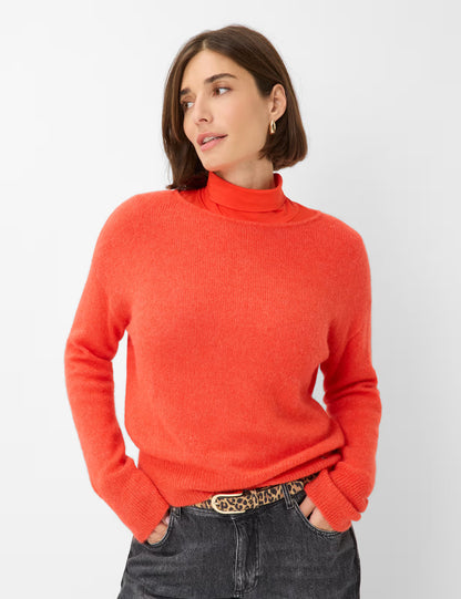 Single Jersey: Knitted Sweater in Alpaca Wool Mix