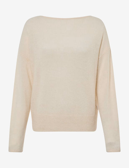 Single Jersey: Knitted Sweater in Alpaca Wool Mix