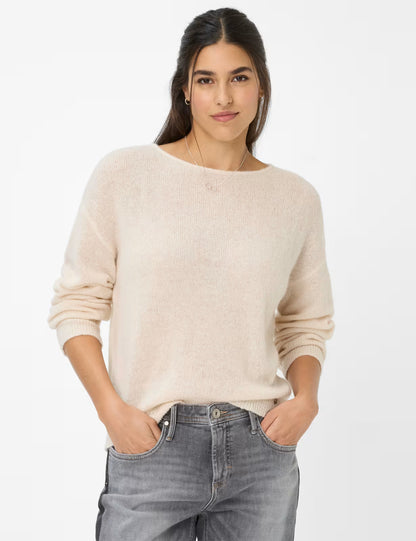 Single Jersey: Knitted Sweater in Alpaca Wool Mix