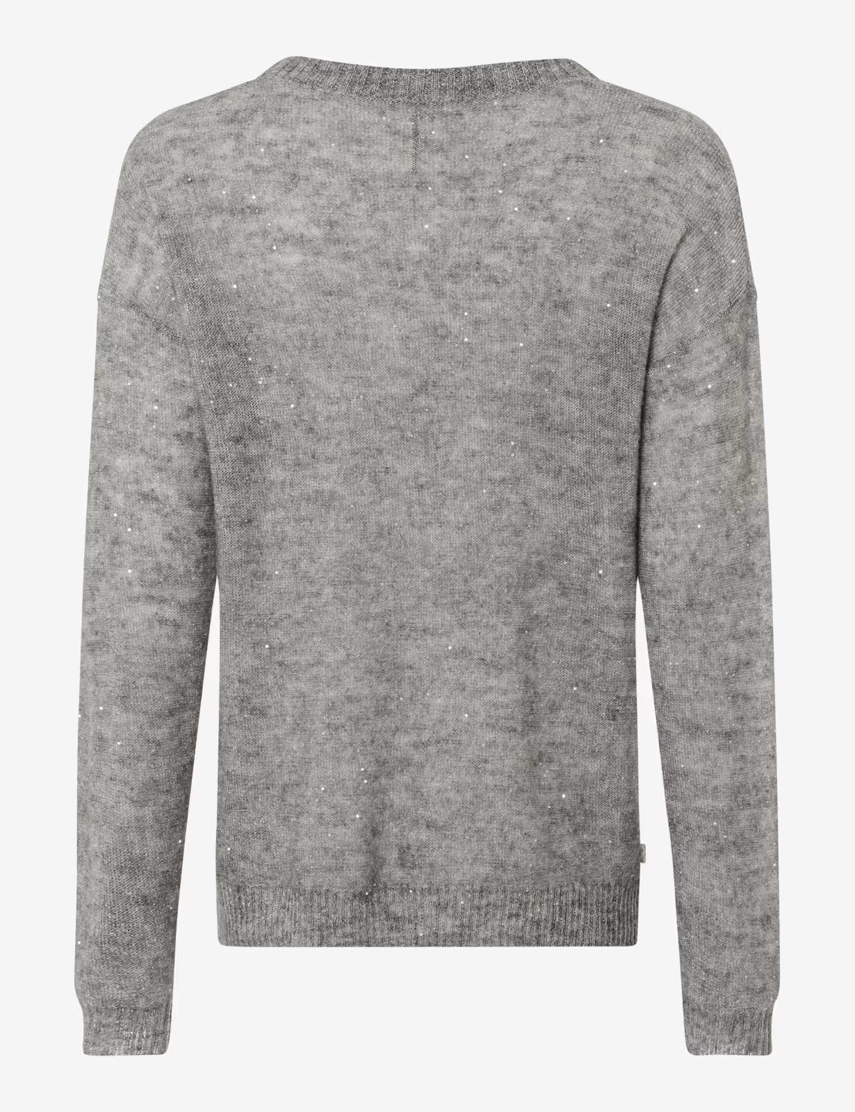 圓領長袖針織套頭衫