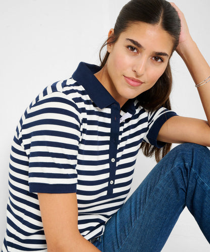 Polo Shirt with Fresh Striped Look