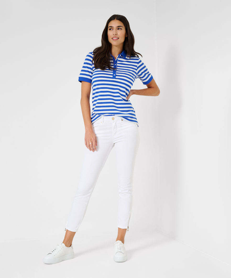 Polo Shirt with Fresh Striped Look