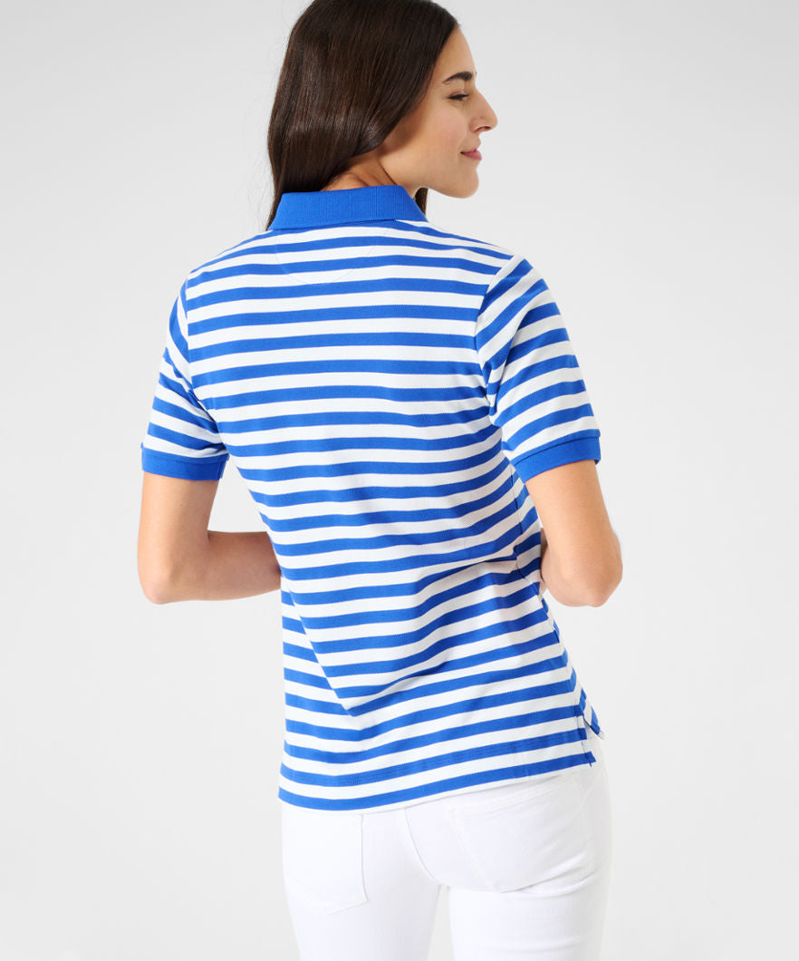 Polo Shirt with Fresh Striped Look