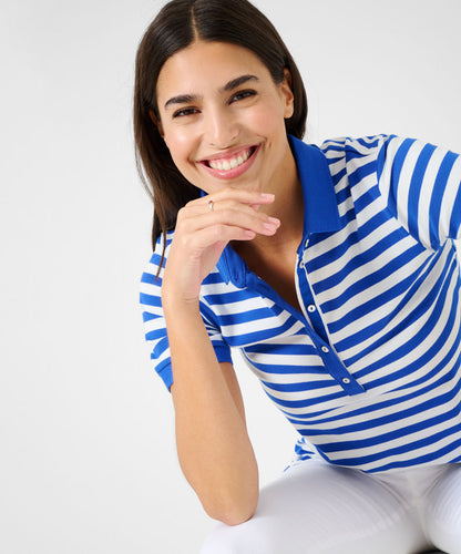 Polo Shirt with Fresh Striped Look