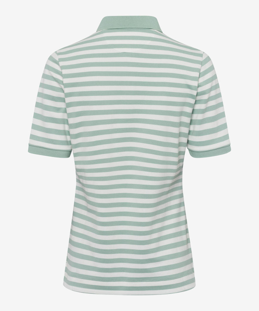 Polo Shirt with Fresh Striped Look