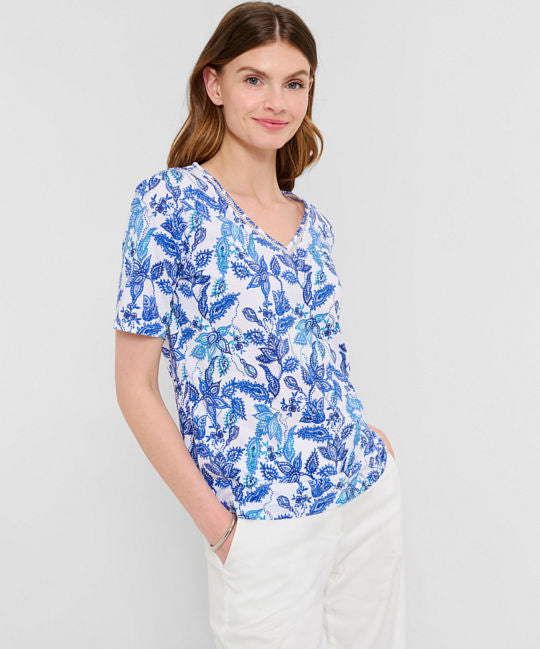 T-shirt with Decorative Print