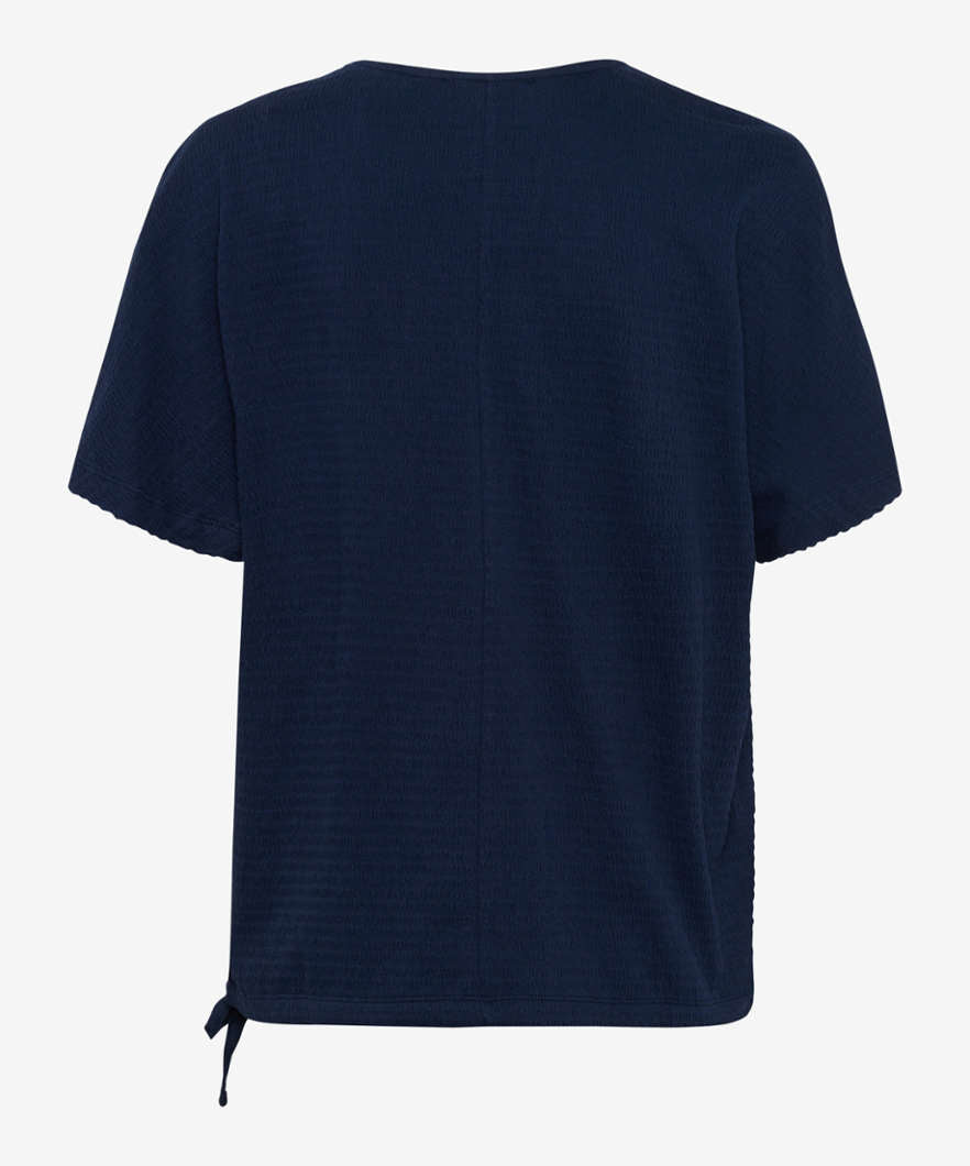 Shirt with Sporty Drawstring