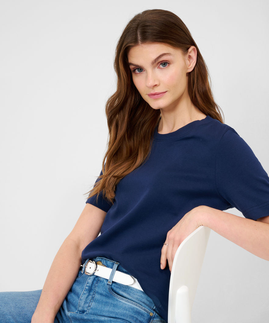 T-shirt with Round Neckline