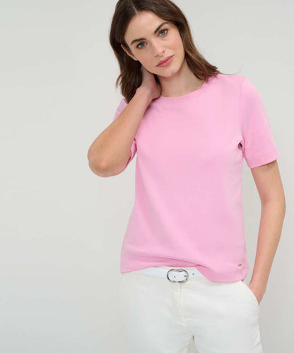 T-shirt with Round Neckline