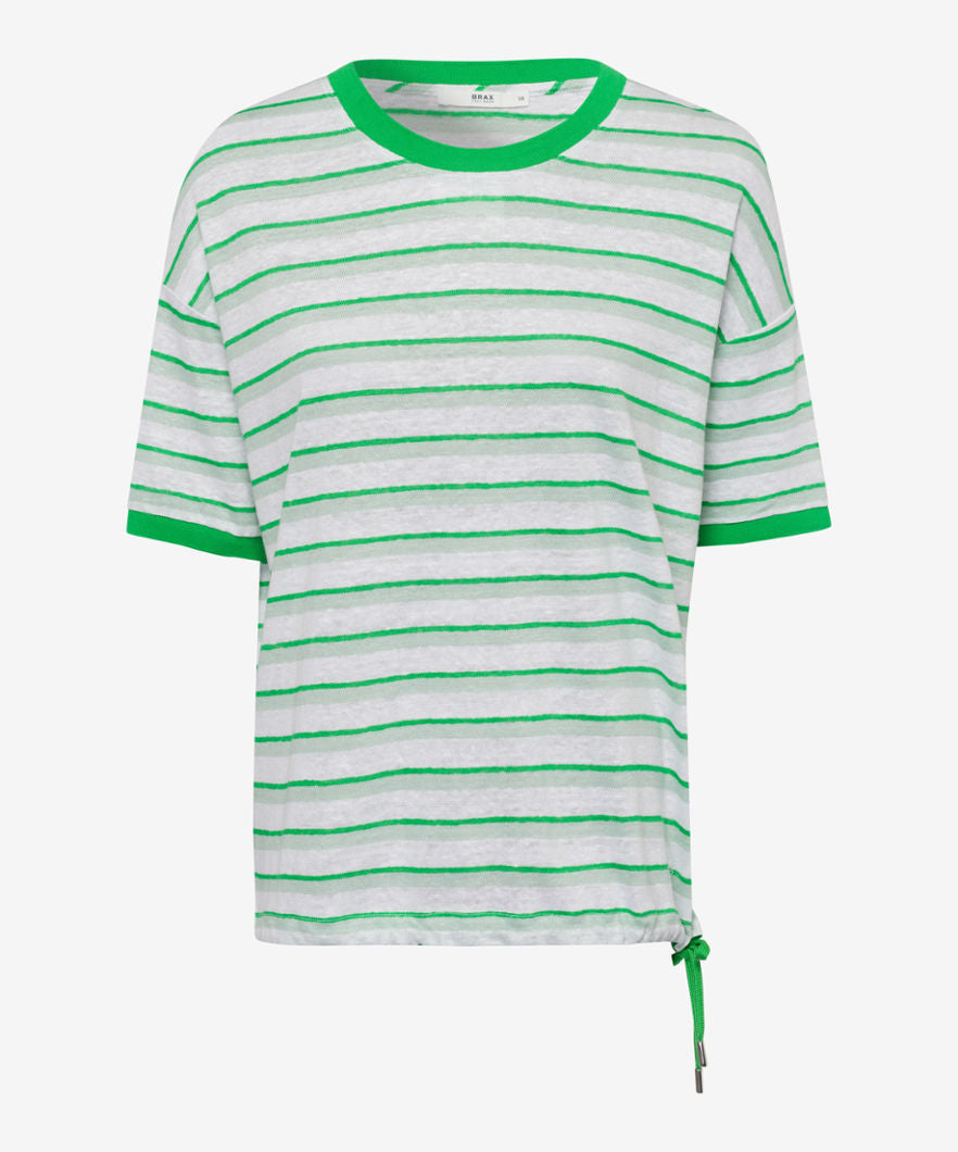 Shirt with Sporty Drawstring