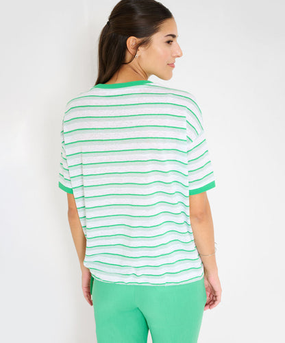 Shirt with Sporty Drawstring