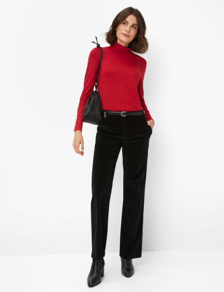 Jersey: Long Sleeve Shirt in Viscose-spandex Mix