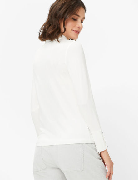 Jersey: Long Sleeve Shirt in Viscose-spandex Mix