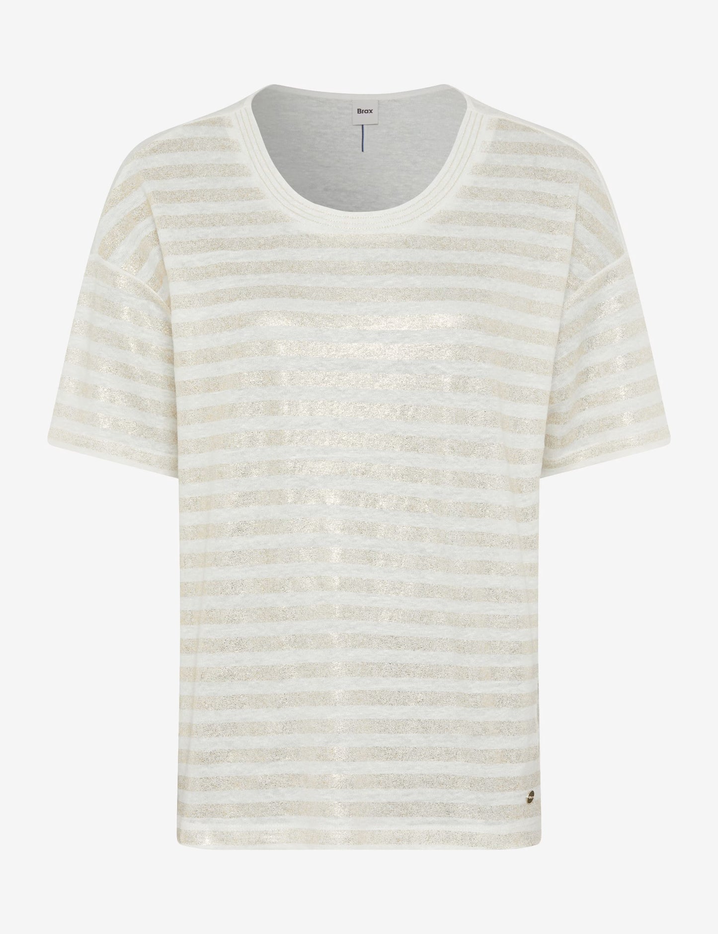 條紋圓領T恤