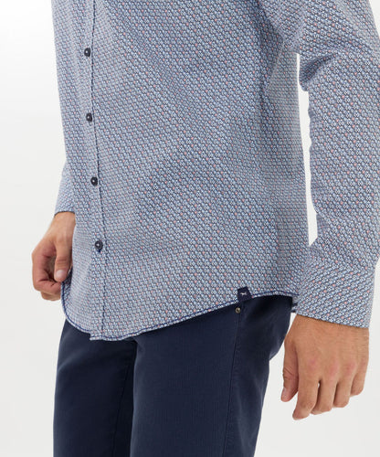 Hi-FLEX Shirt with Fashionable Minimal Pattern