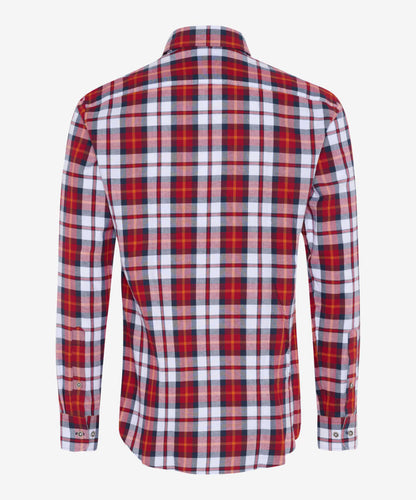 Chequered Shirt Made From Fine, Winter Flannel