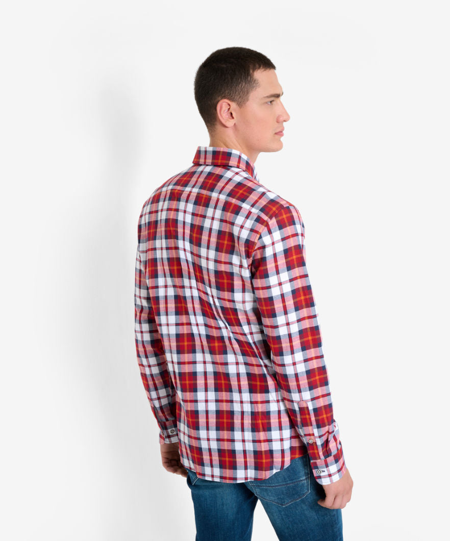 Chequered Shirt Made From Fine, Winter Flannel