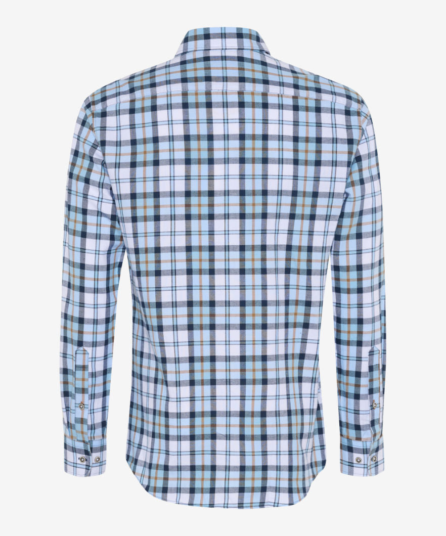 Chequered Shirt Made From Fine, Winter Flannel