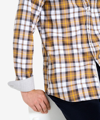 Chequered Shirt Made From Fine, Winter Flannel