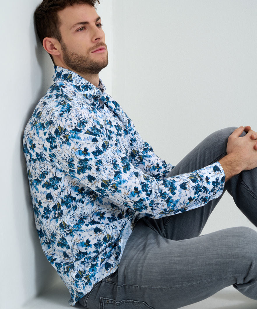 Mens Shirt with Fashionable Print