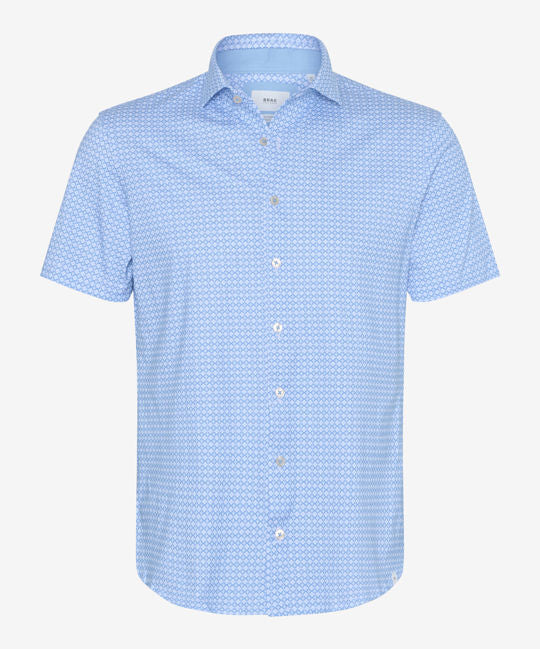 Short-Sleeved Shirt with Minimal Print