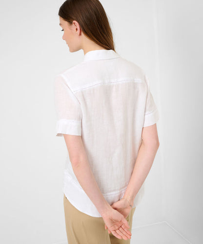 Feminine Shirt Blouse Made from Pure Linen