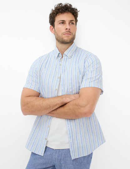 Shirt in the Cotton Linen Mix