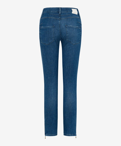 Drainpipe Jeans with Trendy Styling Details