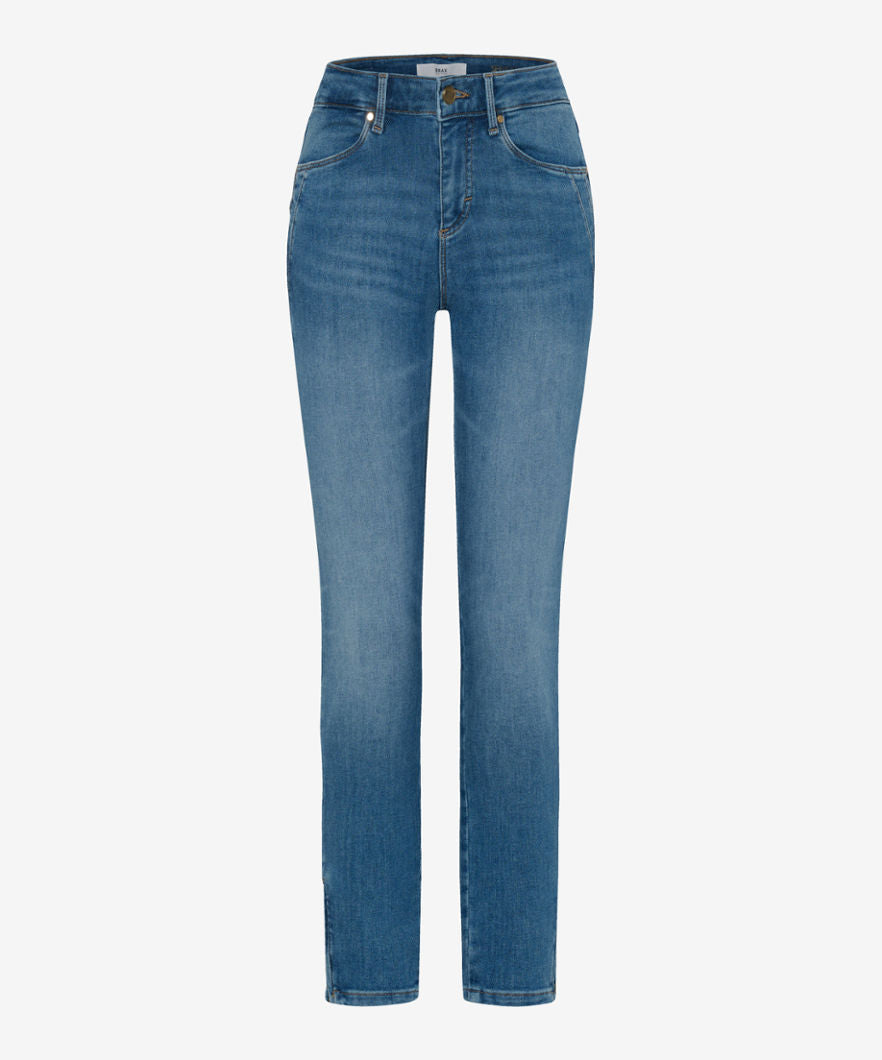 Drainpipe Jeans with Trendy Styling Details